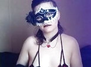 poilue, masturbation, orgasme, chatte-pussy, amateur, jouet, gode, solo, humide, masque