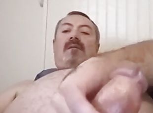 Online stroking my dick