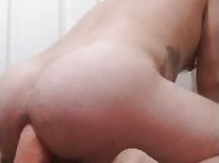 énorme, masturbation, amateur, anal, ejaculation-sur-le-corps, énorme-bite, jouet, hardcore, butin, point-de-vue