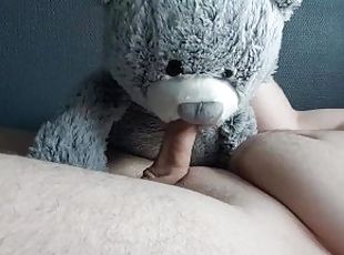 amateur, gay, ejaculation-interne, joufflue, ejaculation, webcam, solo, minet, ours