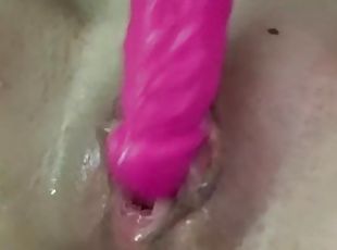 cul, gros-nichons, papa, masturbation, orgasme, giclée, amateur, jouet, maison, gode