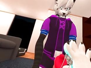 furry bottom femboy vrchat being dom by top femboy