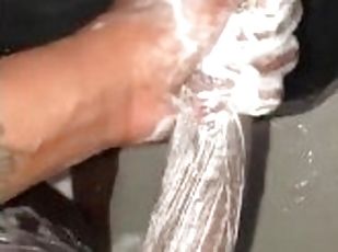 mandi, besar-huge, mastubasi, amatir, cumshot-keluarnya-sperma, penis-besar, handjob-seks-dengan-tangan-wanita-pada-penis-laki-laki, pijat, sperma, mandi-shower