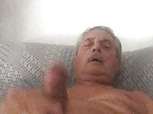 papa, masturbation, amateur, énorme-bite, gay, branlette, italien, pappounet