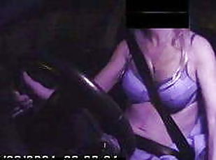 en-plein-air, transsexuelle, bas, famille, lingerie, solo