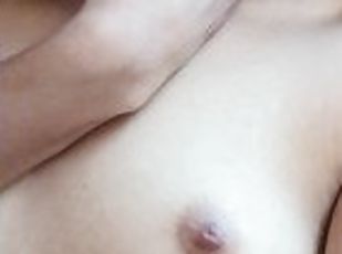 orgasme, amateur, latina, naturel, petite, solo, petits-seins