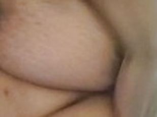 storatuttar, masturbation, orgasm, kvinnligt-sprut, amatör, mörkhyad, massage, svart, bbw, ensam