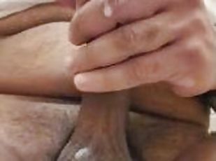 poilue, masturbation, amateur, ejaculation-sur-le-corps, ébène, énorme-bite, hardcore, branlette, black, ejaculation