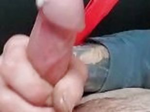 masturbation, amateur, mature, ejaculation-sur-le-corps, énorme-bite, branlette, ejaculation, solo, blanc, bite