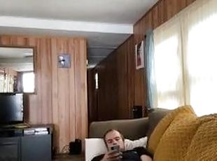 papa, masturbation, amateur, gay, branlette, joufflue, secousses, solo, pappounet, ours