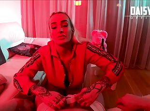 store-pupper, babes, dobbel, pov, blond, knulling-fucking, perfekt, tattoo, penetrering, suging