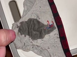 Piss onto my Spider-Man briefs