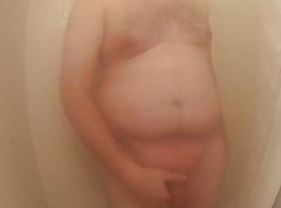 baignade, masturbation, amateur, énorme-bite, ados, secousses, webcam, douche, solo, brunette