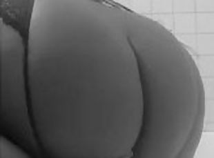 cul, masturbation, vieux, amateur, anal, ébène, jouet, belle-femme-ronde, jeune-18, plus-agée