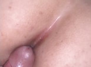 arsch, doggy, muschi, dilettant, anal-sex, beule-schuss, latina, creampie, paar, gesichtspunkt