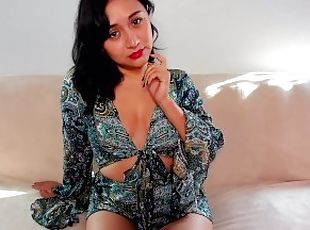 amateur, latina, fétiche, solo, femme-dominatrice