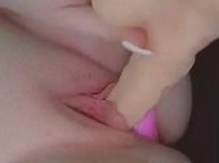 masturbation, chatte-pussy, amateur, anal, jouet, serrée, bout-a-bout, solo