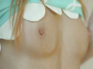 ベイブ, 赤毛, パンティー, かわいい, 独奏, タトゥー, やじる