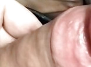 Fat cock masturbating