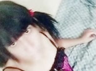 masturbación, transexual, amateur, adolescente, latino, pequeñita, a-solas, tetitas