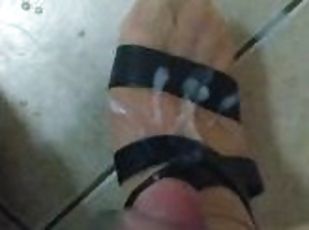 masturbation, vieux, collants, amateur, ejaculation-sur-le-corps, énorme-bite, jouet, branlette, pieds, jeune-18