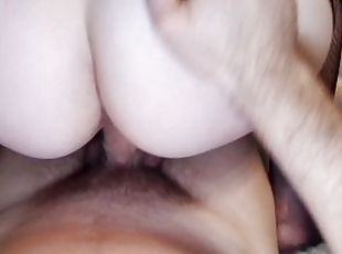 rumpe, doggy, pussy, amatør, cumshot, stor-pikk, hardcore, creampie, pov, cum