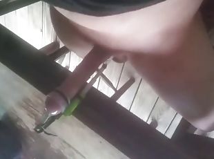 masturbation, en-plein-air, transsexuelle, amateur