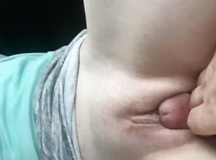 orgasme, umum, muncrat, amatir, creampie-ejakulasi-di-dalam-vagina-atau-anus-dan-keluarnya-tetesan-sperma, mobil, sudut-pandang, payudara-kecil