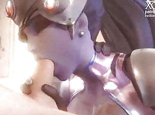 (Overwatch) Widowmaker lovingly sucks your cock