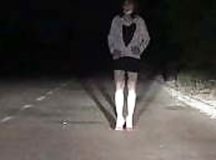 masturbation, en-plein-air, transsexuelle, amateur, mature, jouet, couple, petits-seins