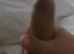 Playing. Small wank