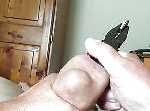 10-minute foreskin video - red pliers   