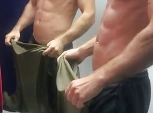 public, russe, amateur, gay, musclé