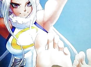 Mirko (My Hero Academia) Feet Cum Tribute 