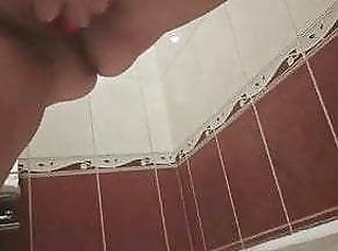 bañando, orgasmo, squirting, amateur, maduro, madurita-caliente, mamá, regordeta, consolador, ducha