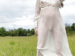 en-plein-air, transsexuelle, amateur, jeune-18, solo, petits-seins