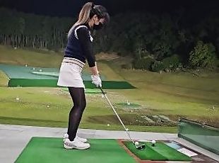 público, amador, anal, brinquedo, sozinho, golfe