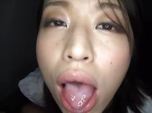 asia, amatir, cumshot-keluarnya-sperma, jepang, menelan, sudut-pandang, sperma, manis