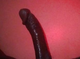 gigantisk, masturbation, amatör, cumshot, mörkhyad, gigantisk-kuk, pov, ensam, kuk