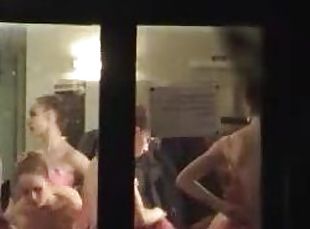 Some of the hottest dressing room voyeur action