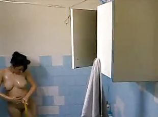 Shower Scene With An Amateur Teen In Homemade Video