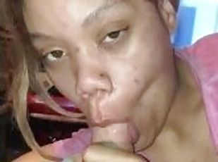 rumpe, blowjob, ebony, stor-pikk, handjob, deepthroat, tattoo, pikk, suging