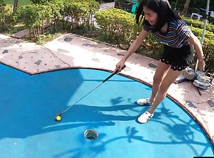 asian, amateur, remaja, thai, golf