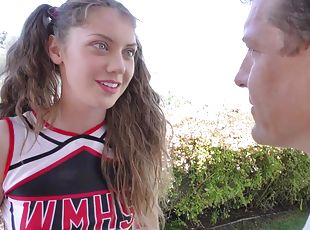 Hardcore fucking with gorgeous cheerleader Elena Koshka. HD