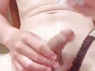 masturbation, amateur, ejaculation-sur-le-corps, énorme-bite, gay, japonais, branlette, vagin, solo, bite