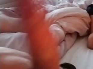 masturbation, amateur, maison, secousses, solo