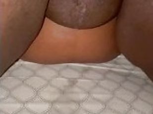 rumpe, pussy, amatør, ebony, creampie, bbw, pov, cum, juicy