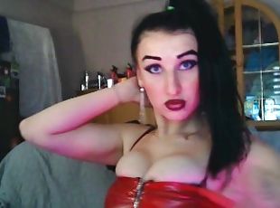 store-patter, amatør, bdsm, webcam, patter, fetish, latex, solo, dominans, brunette