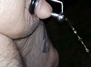 pisser, public, amateur, mature, point-de-vue, fétiche, solo, bite