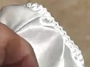 Im cumming in my mother-in-laws sweaty pissing panties